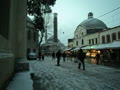 イスタンブルのどこらへんかは忘れましたがとりあえず雪が降っています。